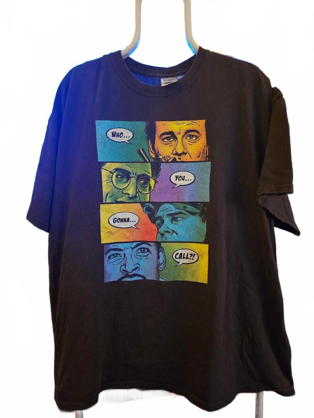 Ghostbusters “Who you gonna call?” Comic Style T-shirt on Gildan Tag - Men's XXL